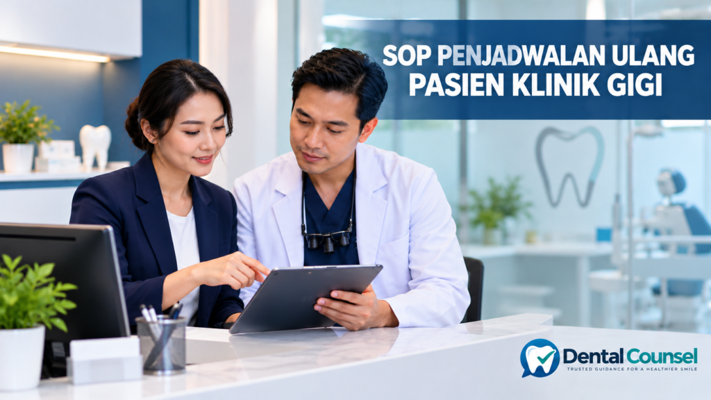 SOP penjadwalan ulang pasien di klinik gigi