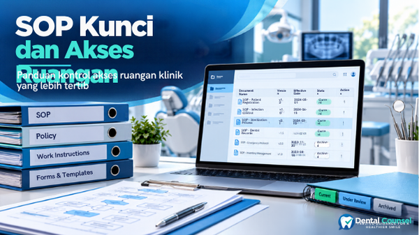 SOP kunci dan akses ruangan klinik gigi